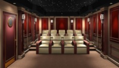 Elite Custom Audio Video installed this entire home Theater in Los Angeles.